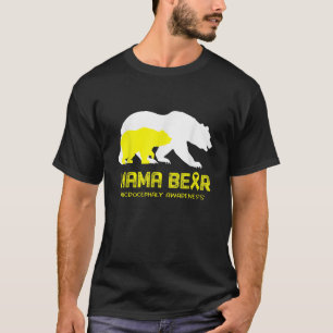 Camiseta Mama Ursa Microcefalia Consciência Para Mulheres H