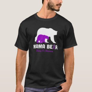 Camiseta Mama Ursa Trisomia 78 Sensibilização Urso Bonito