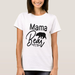 Camiseta Mama Urso - Mãe