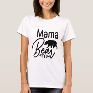 Camiseta Mama Urso - Mãe