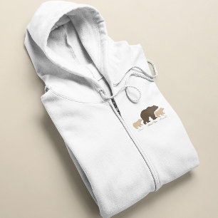 Camiseta Mama Urso Personalizada Com 2 Nomes de Filhos Pres
