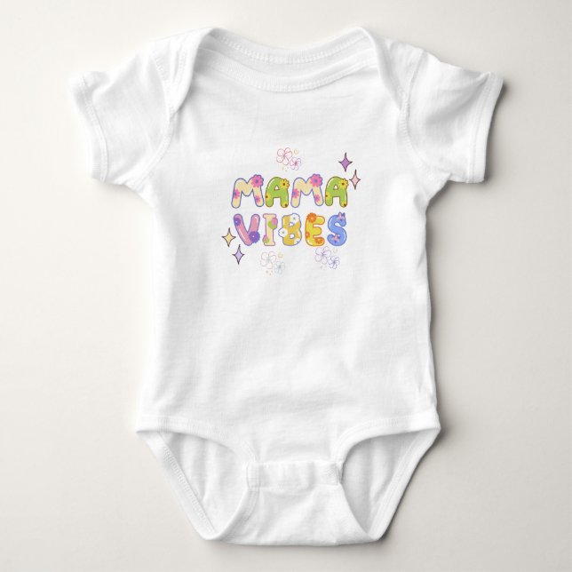 Camiseta mama vibes  (Frente)