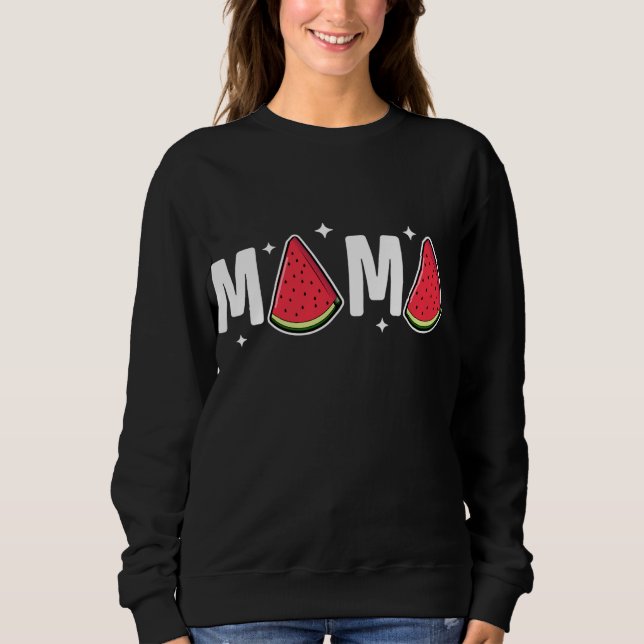 Camiseta Mama Watermelon Summer Fruta Watermelon Moth (Frente)