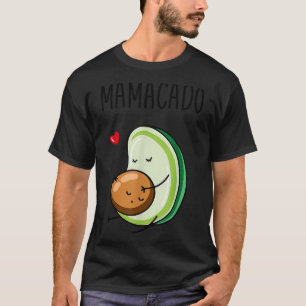 Camiseta Mamacado Abacate Mãe Grávida Gravidez Avo