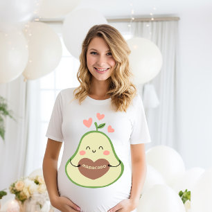 Camiseta Mamacado Avocado Gênero Neutro Mãe a ser