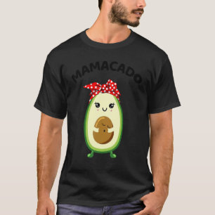 Camiseta Mamacado Avocado Grávida Mãe Gravidez Avo