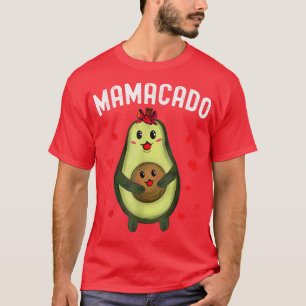 Camiseta Mamacado Avocado Mama Funny Anúncio De Pregna