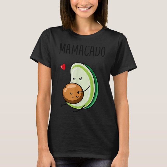 Camiseta Mamacado Avocado Pregnant Mom Pregnancy Avo  (Frente)