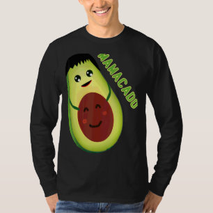 Camiseta Mamacado Cute Avocado Grávida Mãe 1