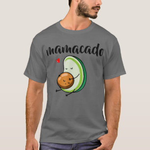 Camiseta Mamacado Funny Avocado Mãe Costume Cuta Avocad
