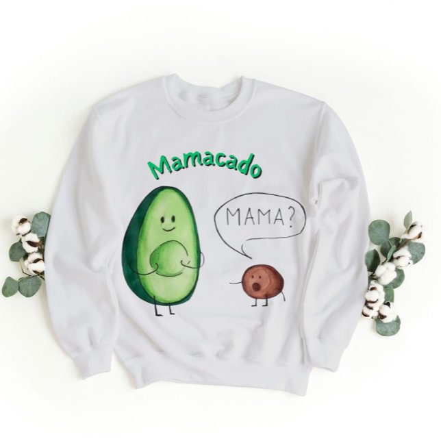 Camiseta Mamacado Funny Avocado Mãe Design - Bonitinho (Criador carregado)