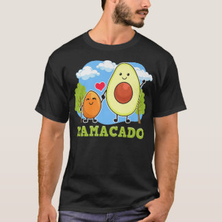 Camiseta Mamacado Mama Avocado Com Sementes Engraçado Vegan