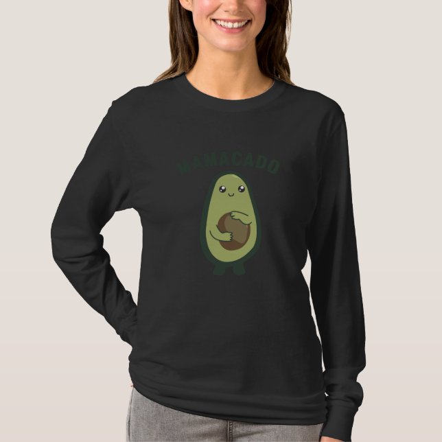 Camiseta Mamacado Mama Avocado É Saudável Quando (Frente)