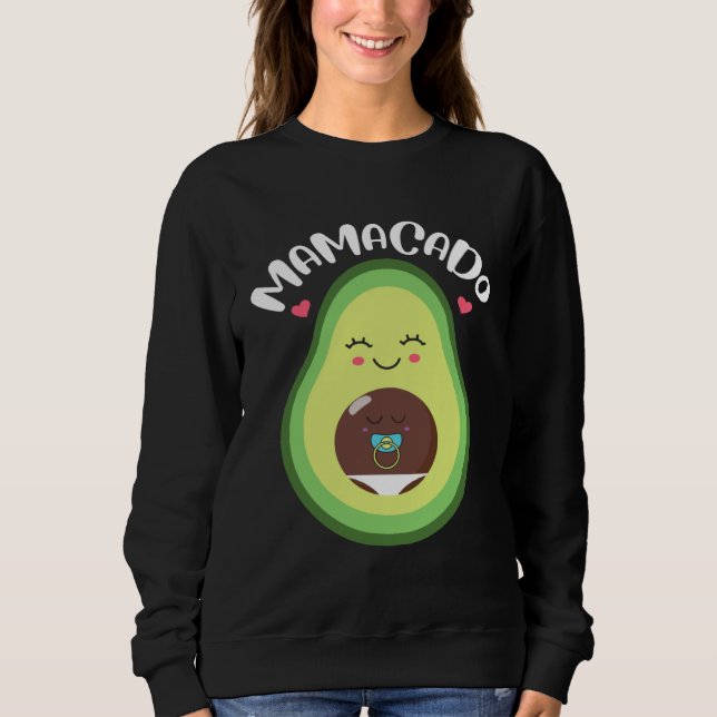 Camiseta Mamacado Pregnant Avocado Pregnancy Announcement (Frente)