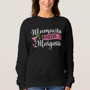 Camiseta Mamacita Margarida do Dia das Mães Bebendo Mamãe M