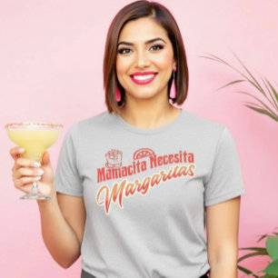 Camiseta Mamacita Necesita Margaritas Diversão