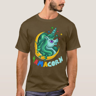 Camiseta Mamacorn Cute Magical Unicorn Fantasy Animal