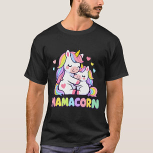 Camiseta Mamacorn dia das mães 2026 mãe unicórnio vida de m
