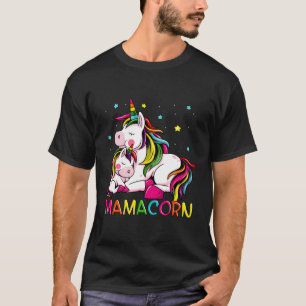 Camiseta Mamacorn Dia de as mães Unicorn Mãe Mammcorn