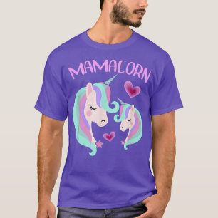 Camiseta MAMACORN Engraçado Dia de as mães Unicorn Melhor M
