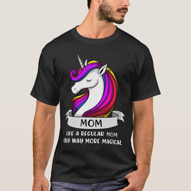 Camiseta Mamacorn Mãe Unicórnio (Frente)