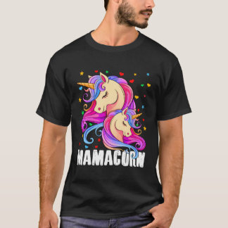 Camiseta Mamacorn Mama Mamãe Dia de as mães Unicorn