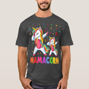 Camiseta mamacorn unicorn mãe bebê dia de as mães engraçado