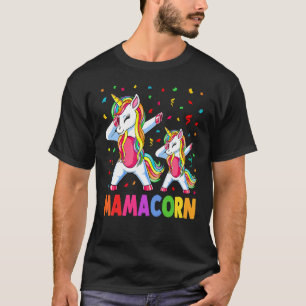 Camiseta Mamacorn Unicorn Mãe Dia de as mães De Bebê Para M