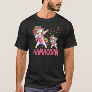 Camiseta Mamacorn Unicorn Mãe Dia de as mães Engraçado Para