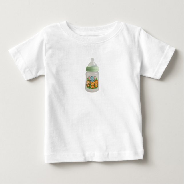 Camiseta Mamadeira Jungle Friends (Frente)