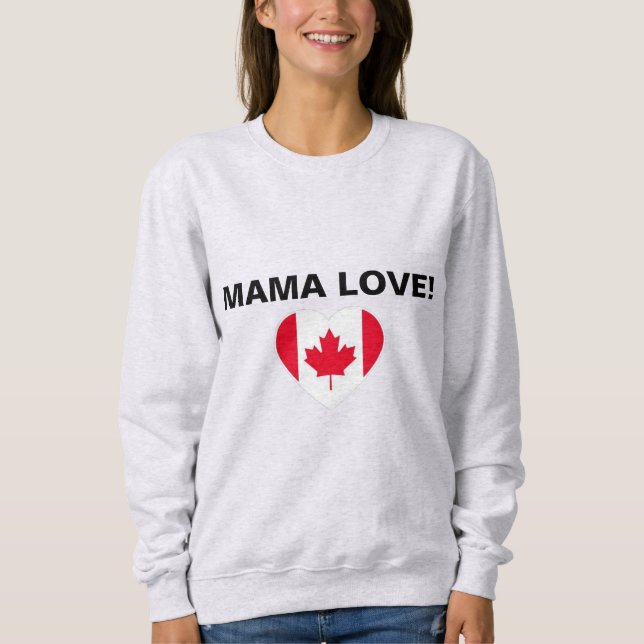 CAMISETA MAMÃE ADORA CANADÁ! (Frente)
