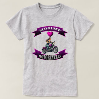Camiseta Mamãe Ama Motocicletas