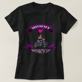 Camiseta Mamãe Ama Motocicletas