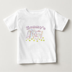 Camiseta Mamãe Angel Todler/Camisa do bebê