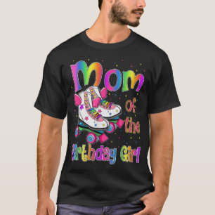 Camiseta Mamãe Aniversário Rolando Skate Festa de Família d