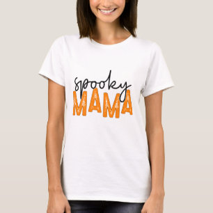 Camiseta Mamãe Assustadora - Dia das Bruxas