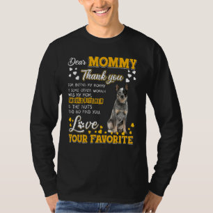 Camiseta Mamãe Australiana De Bovinos Agradeço Por Ser M