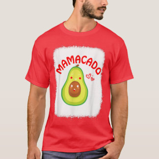 Camiseta Mamãe Avocado Mãe Sangrada Engraçado Avocado Mamac