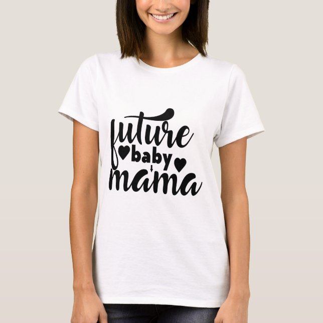 Camiseta Mamãe Bebê (Frente)