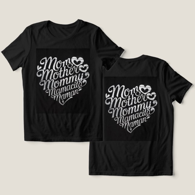 Camiseta Mamãe Black Women (Design Frente e Verso)