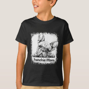 Camiseta Mamãe Bleached Bonita Cama Francesa Mama Dotada