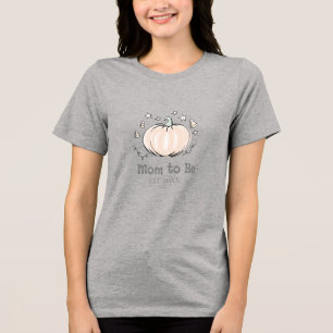 Camiseta Mamãe Bonita é Pequena Pumpkin