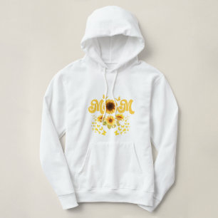 Camiseta Mamãe Brilhante Brilhante Girassóis com Borboletas
