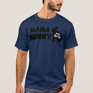 Camiseta Mamãe Bunny baby bunny ideia de presente mãe 1