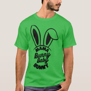 Camiseta Mamãe bunny baby bunny ideia de presente mãe 2