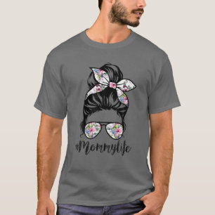 Camiseta Mamãe Cabelo Mensageiro Torneira Mulher Floral Da
