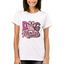 Mamãe Cachorra Estampa Rosa de Pata e Oncinha Pet