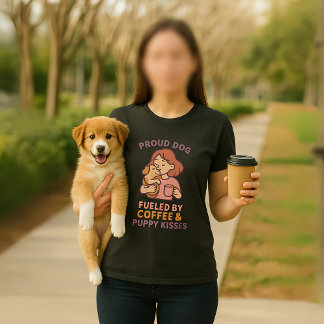 Camiseta Mamãe Canina Orgulhosa - Camisa-T De Pet Engraçada