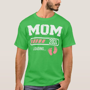 Camiseta Mamãe carregando 2024 para o anúncio da gravidez 1