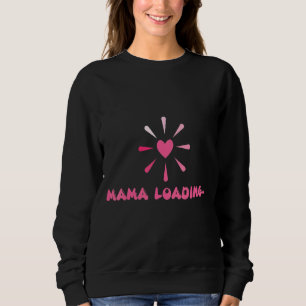 Camiseta Mamãe Carregando Feliz Mãe Nova Dia de as mães